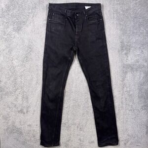 The‎ Unbranded Brand Jeans Mens 30x32 Raw Selvedge Skinny 11oz Stretch UB144
